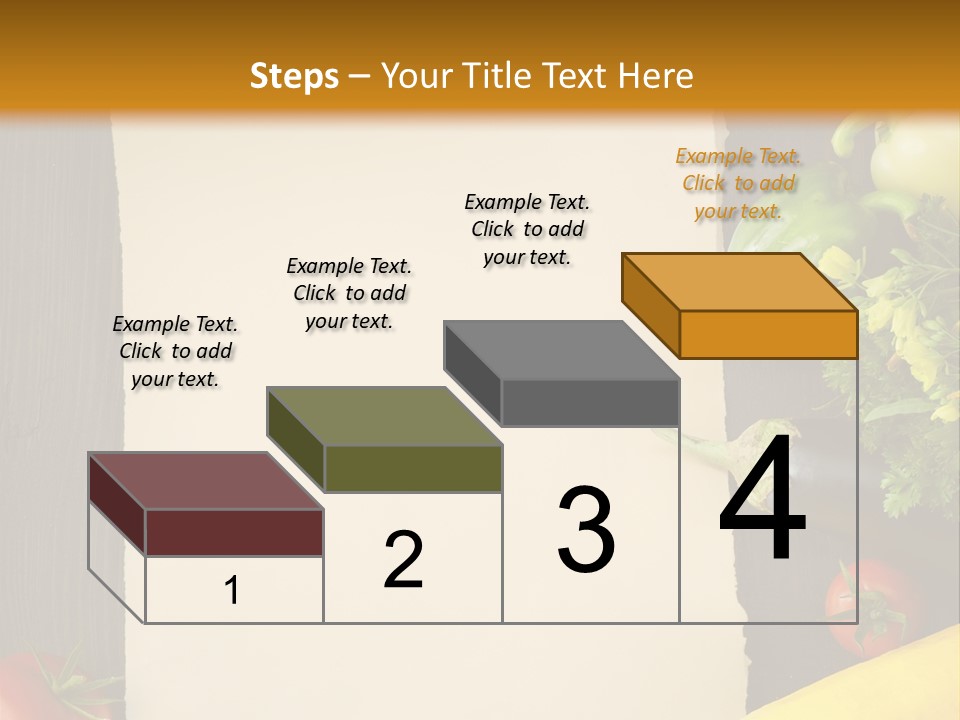 Market White Onion PowerPoint Template