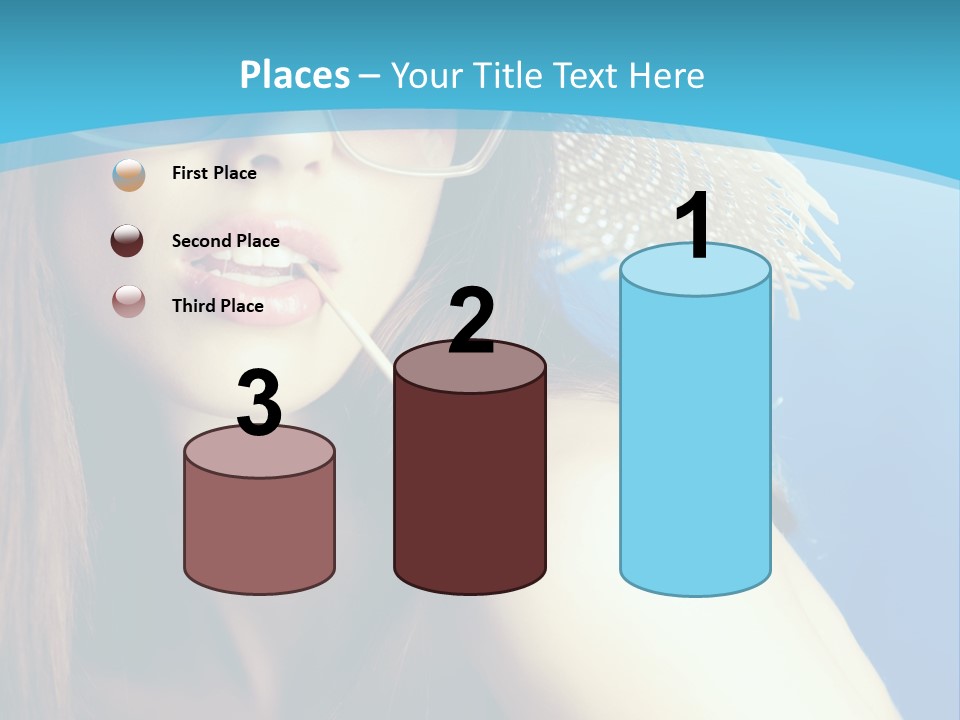 Hair Young Summer PowerPoint Template