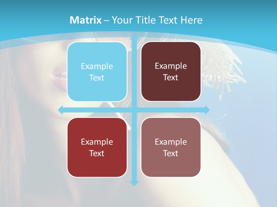 Hair Young Summer PowerPoint Template