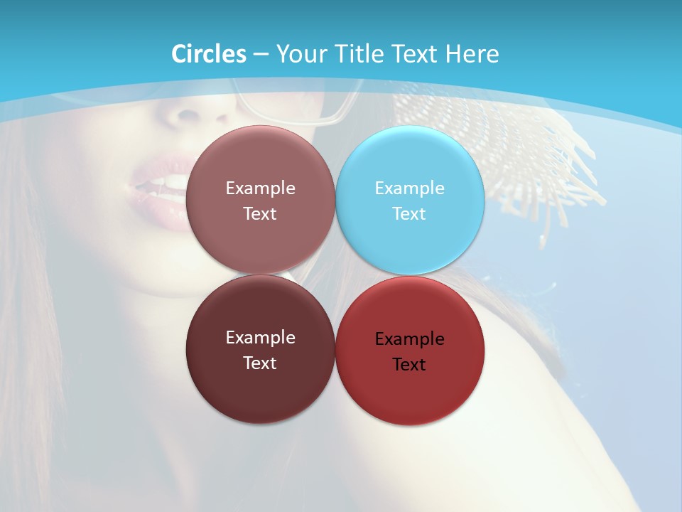 Hair Young Summer PowerPoint Template