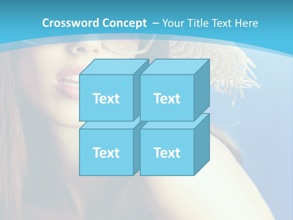 Hair Young Summer PowerPoint Template