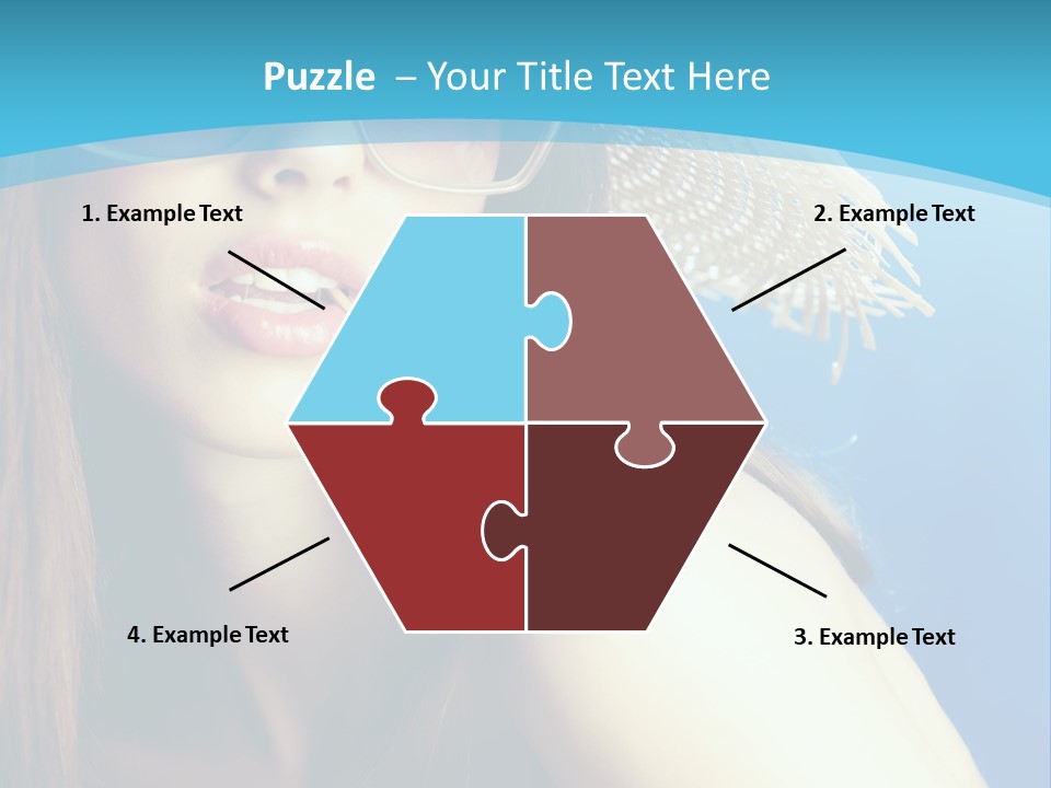 Hair Young Summer PowerPoint Template