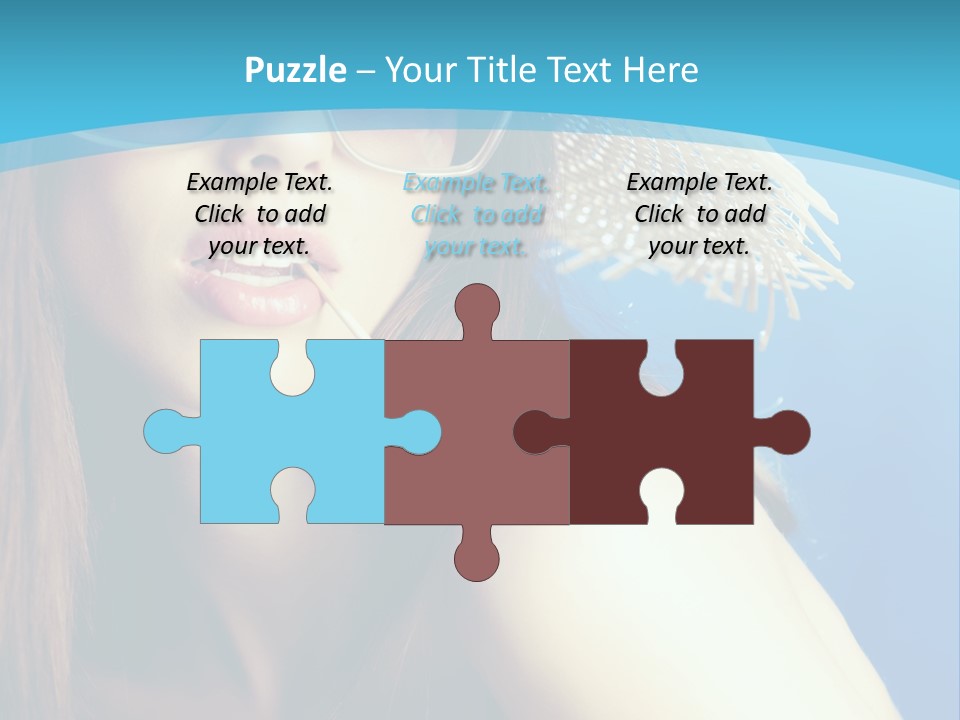 Hair Young Summer PowerPoint Template