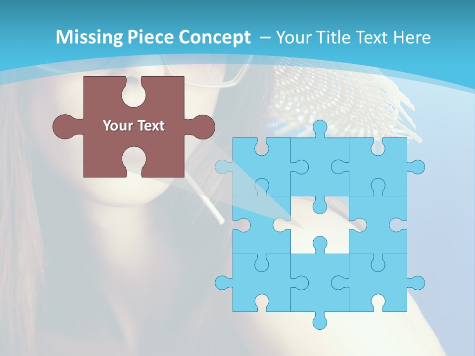 Hair Young Summer PowerPoint Template