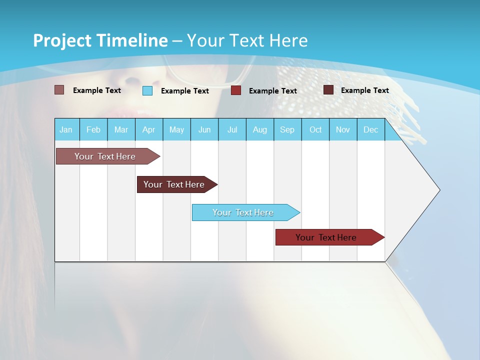Hair Young Summer PowerPoint Template