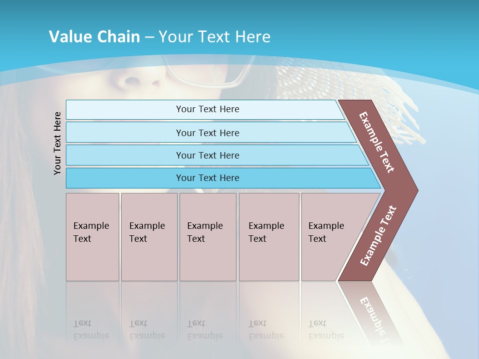 Hair Young Summer PowerPoint Template