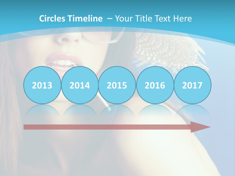 Hair Young Summer PowerPoint Template