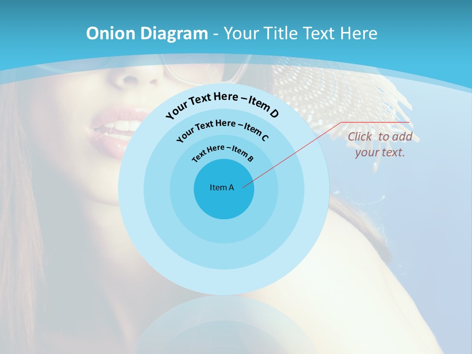 Hair Young Summer PowerPoint Template