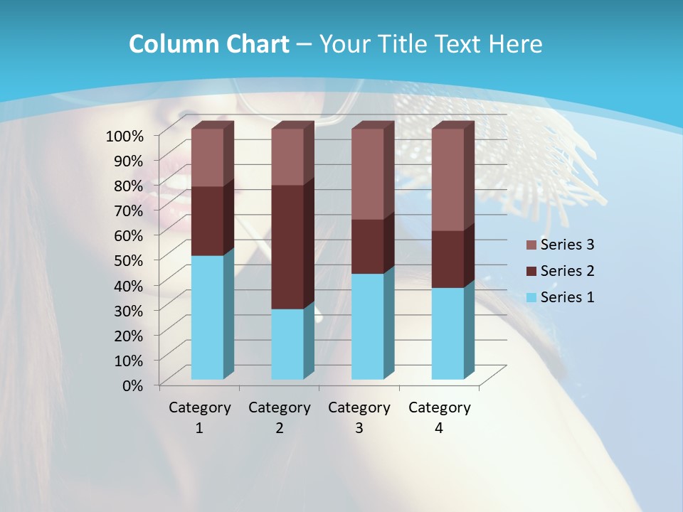 Hair Young Summer PowerPoint Template