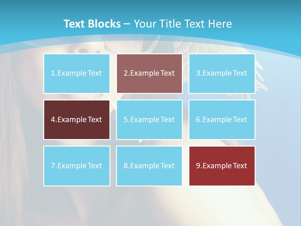 Hair Young Summer PowerPoint Template