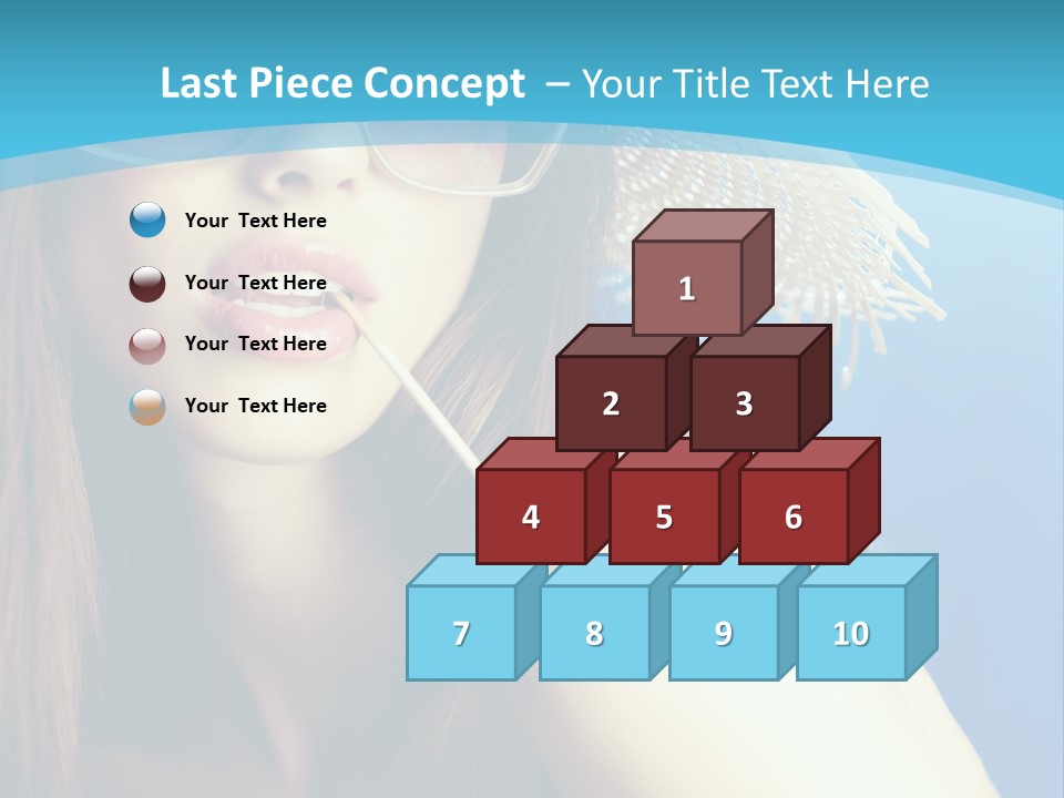 Hair Young Summer PowerPoint Template