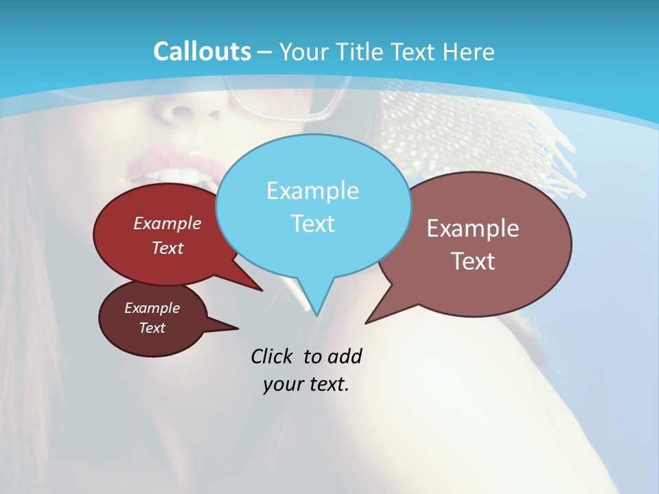 Hair Young Summer PowerPoint Template