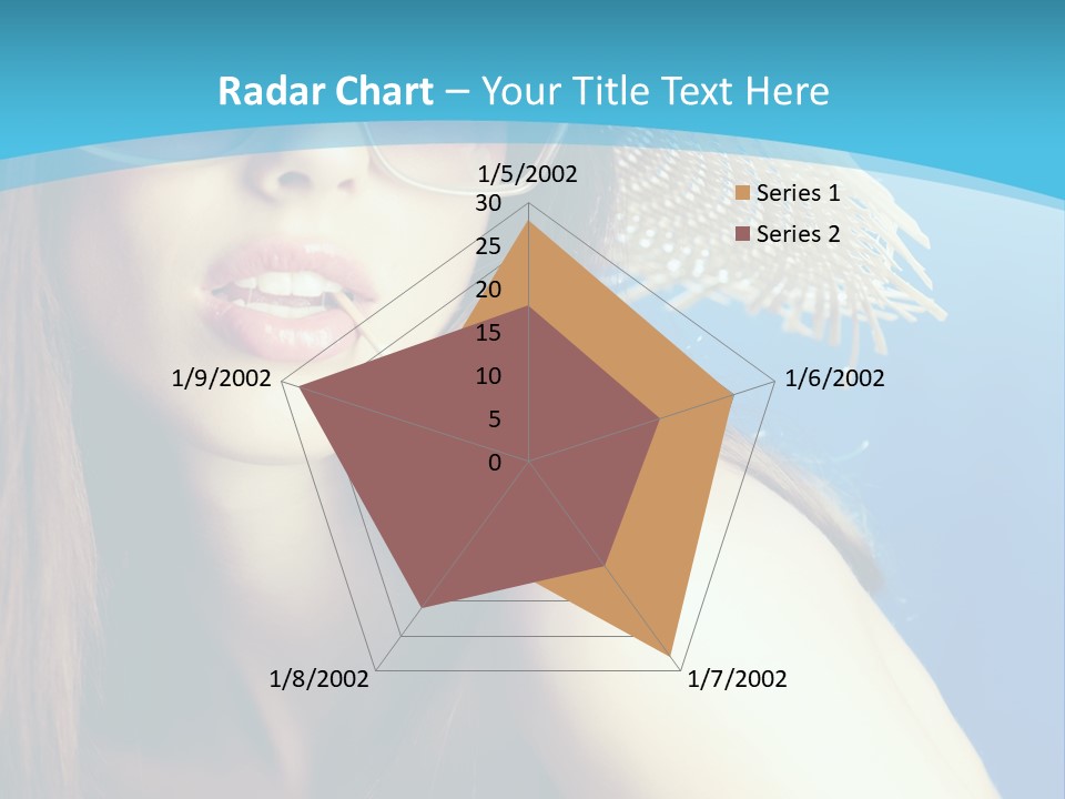 Hair Young Summer PowerPoint Template