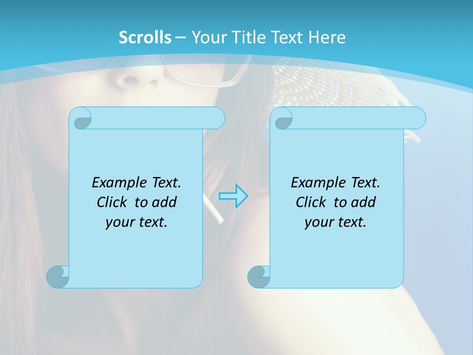 Hair Young Summer PowerPoint Template