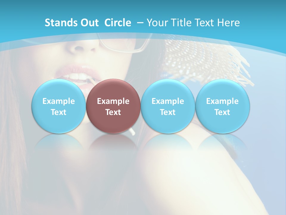 Hair Young Summer PowerPoint Template