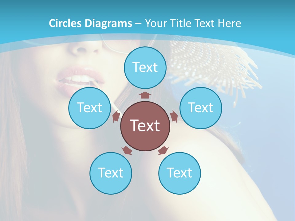 Hair Young Summer PowerPoint Template