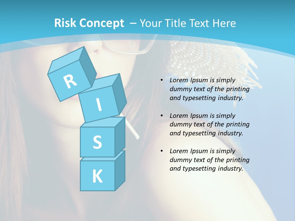 Hair Young Summer PowerPoint Template