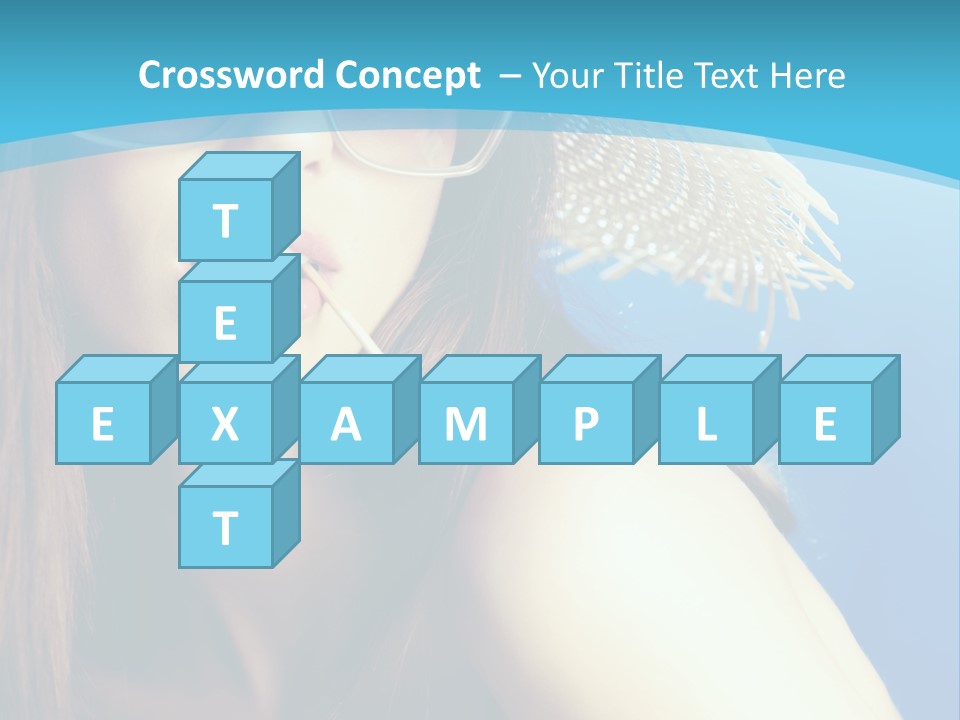 Hair Young Summer PowerPoint Template