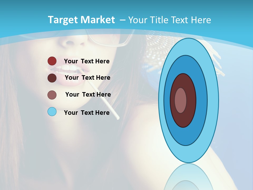 Hair Young Summer PowerPoint Template