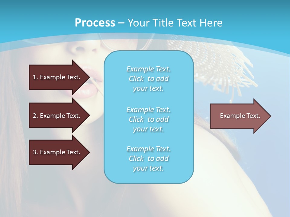 Hair Young Summer PowerPoint Template