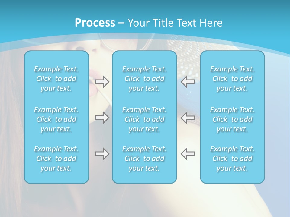 Hair Young Summer PowerPoint Template