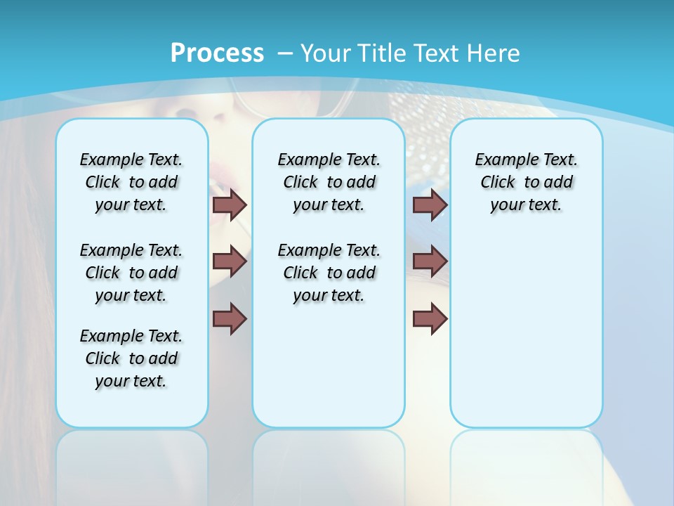 Hair Young Summer PowerPoint Template