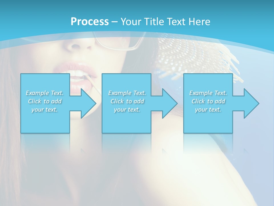 Hair Young Summer PowerPoint Template