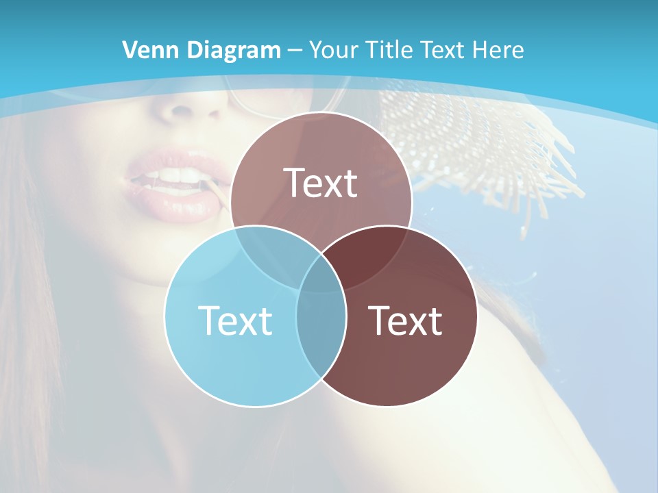 Hair Young Summer PowerPoint Template