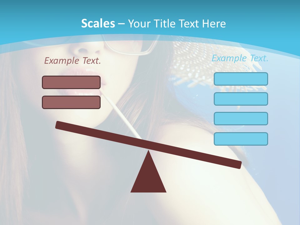 Hair Young Summer PowerPoint Template