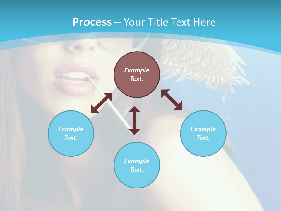 Hair Young Summer PowerPoint Template