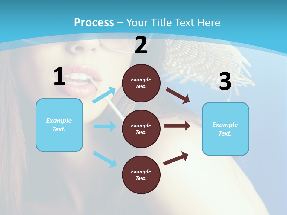 Hair Young Summer PowerPoint Template