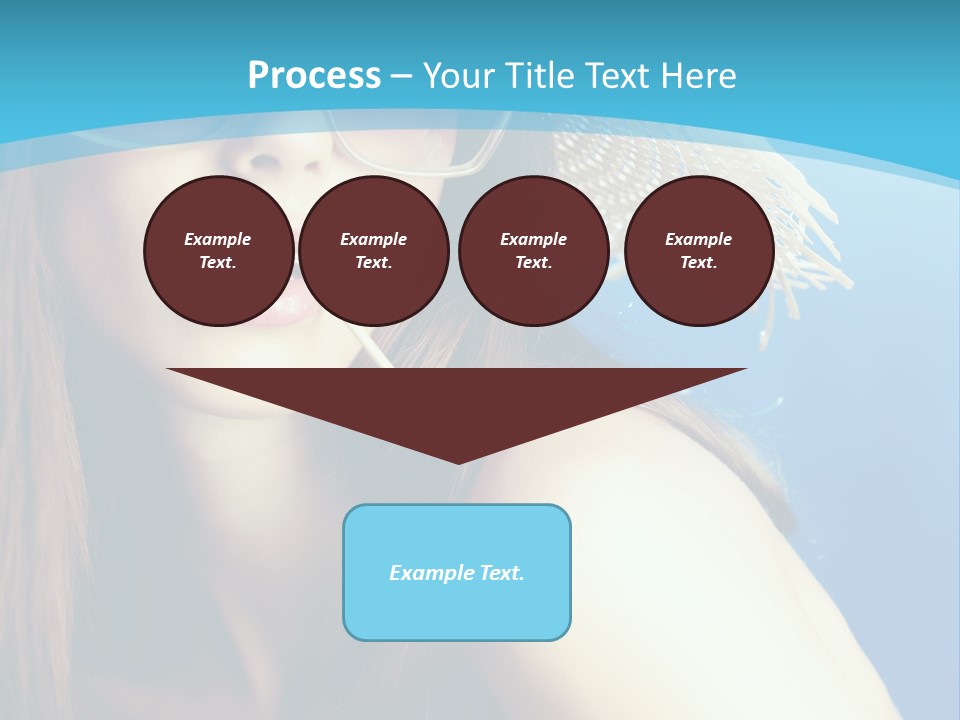 Hair Young Summer PowerPoint Template