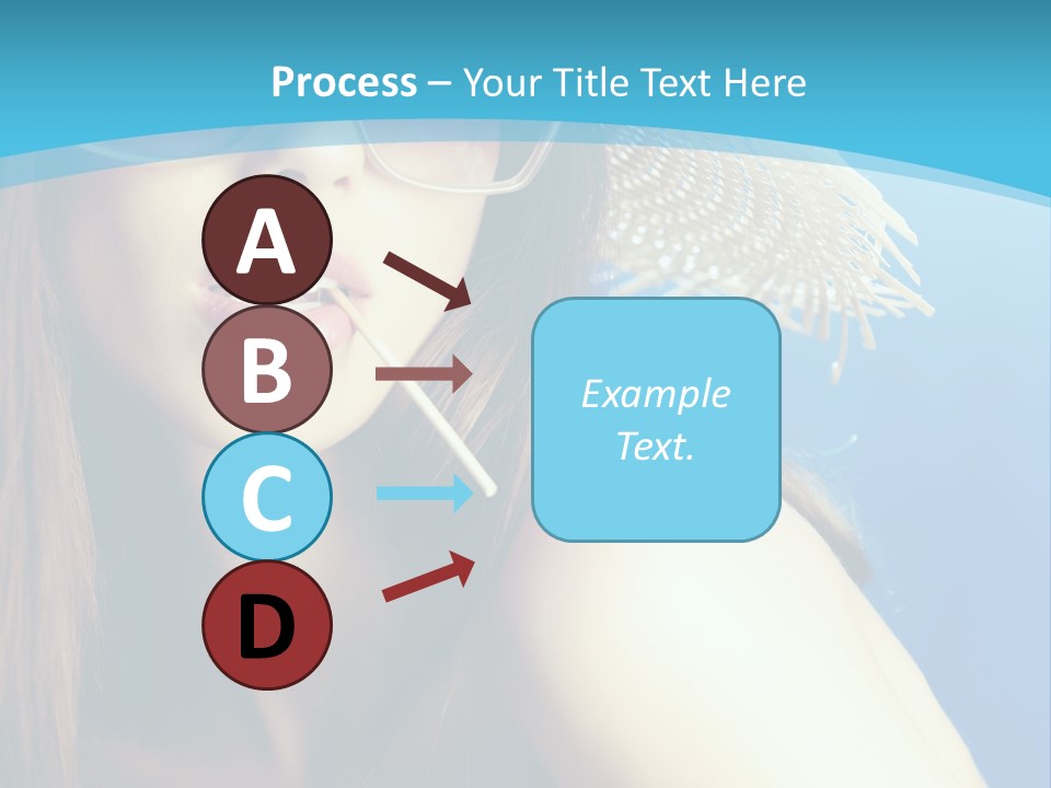 Hair Young Summer PowerPoint Template