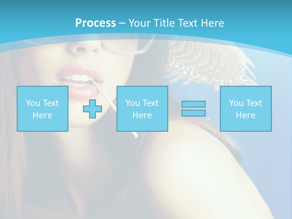 Hair Young Summer PowerPoint Template