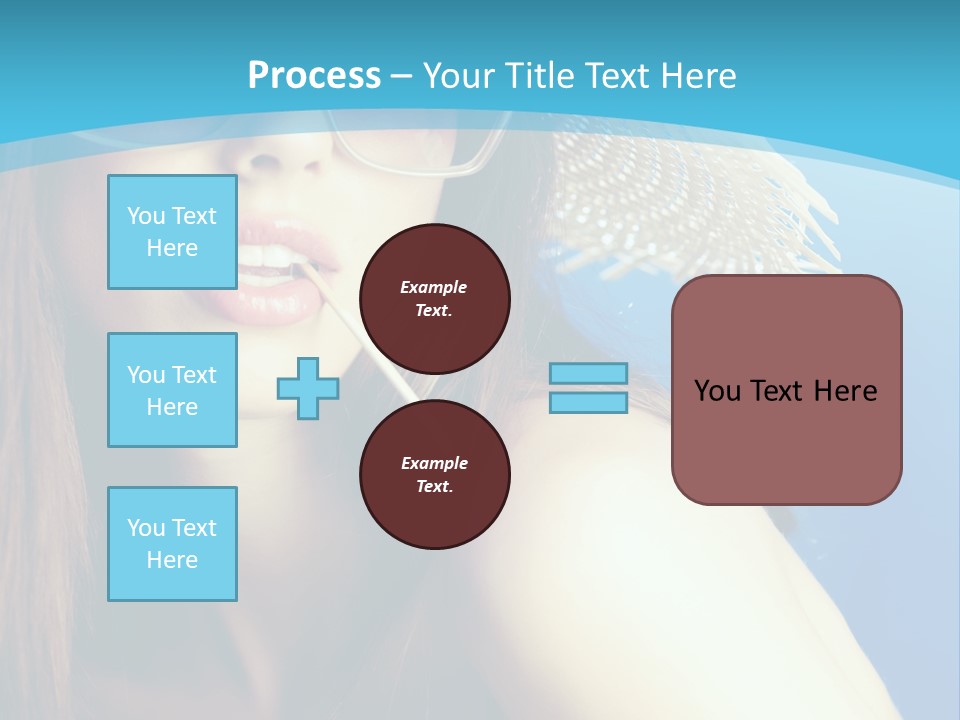 Hair Young Summer PowerPoint Template