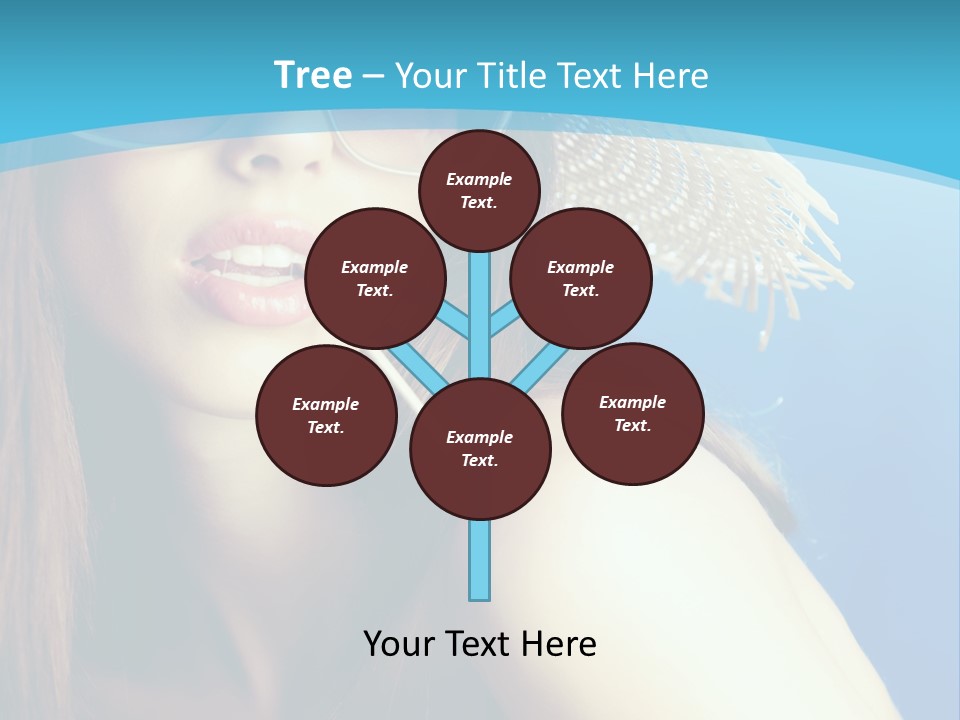 Hair Young Summer PowerPoint Template