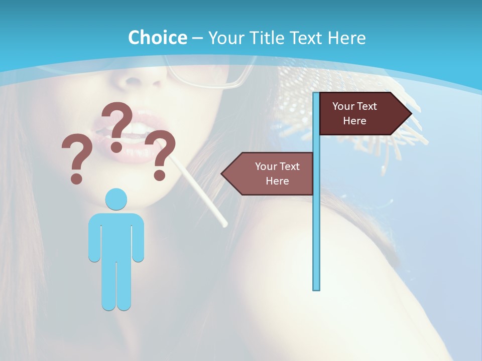 Hair Young Summer PowerPoint Template