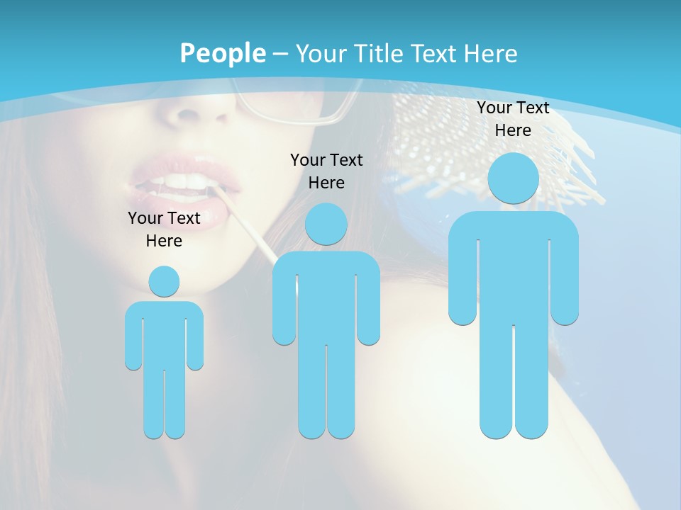 Hair Young Summer PowerPoint Template