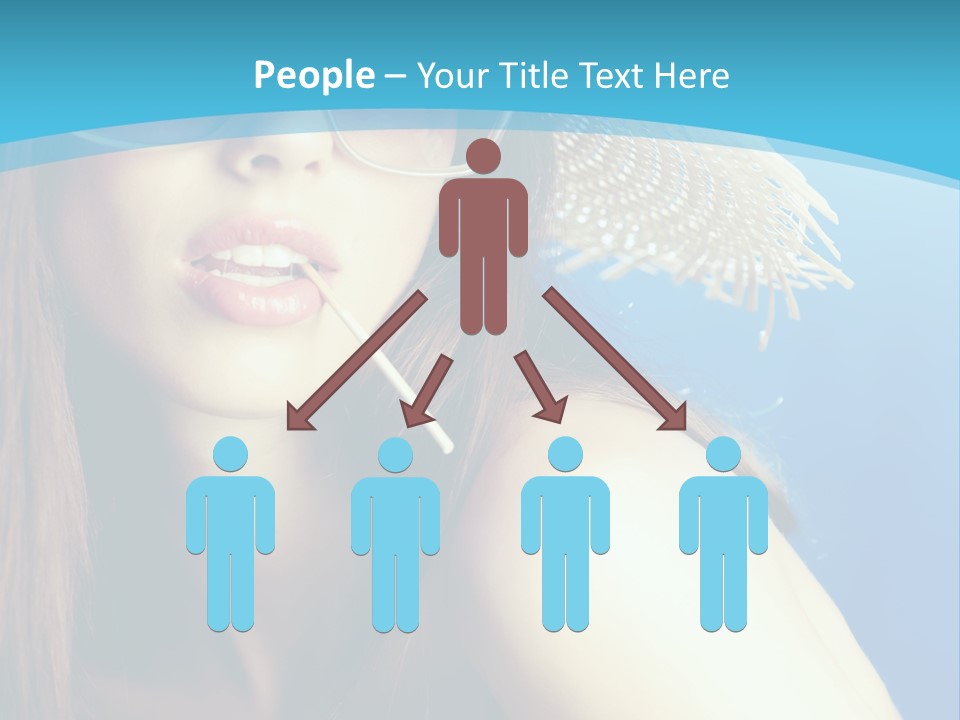 Hair Young Summer PowerPoint Template