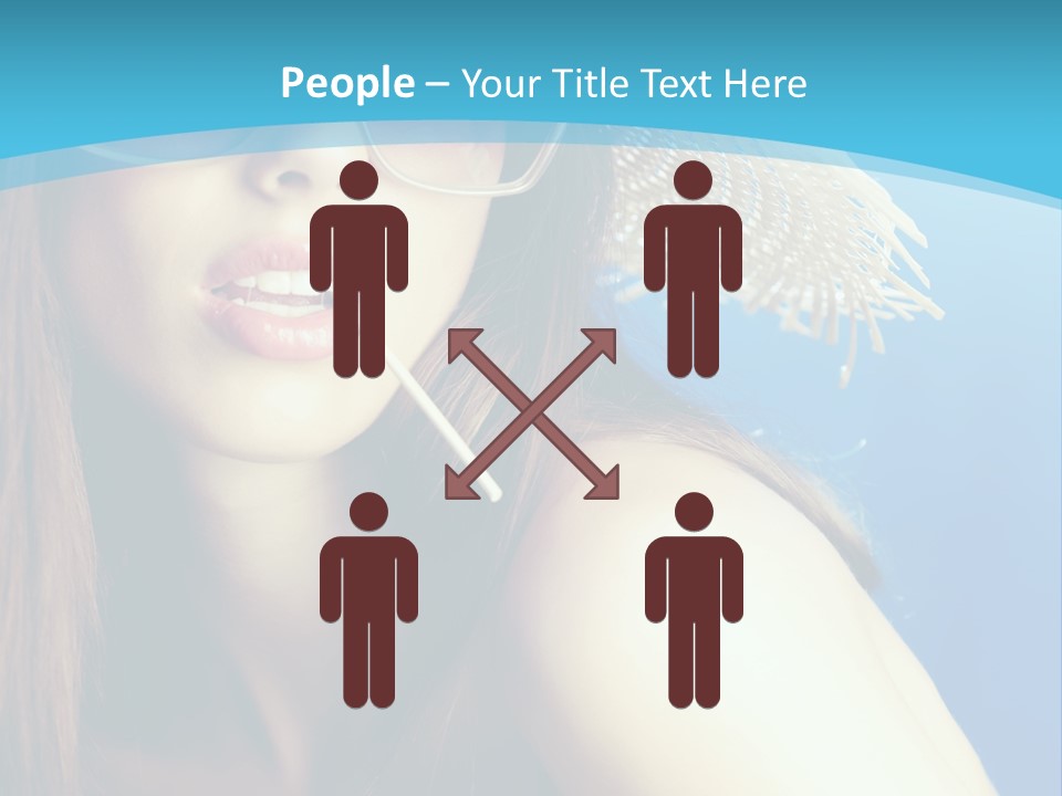 Hair Young Summer PowerPoint Template