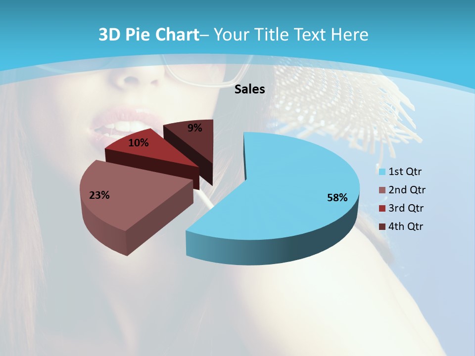 Hair Young Summer PowerPoint Template