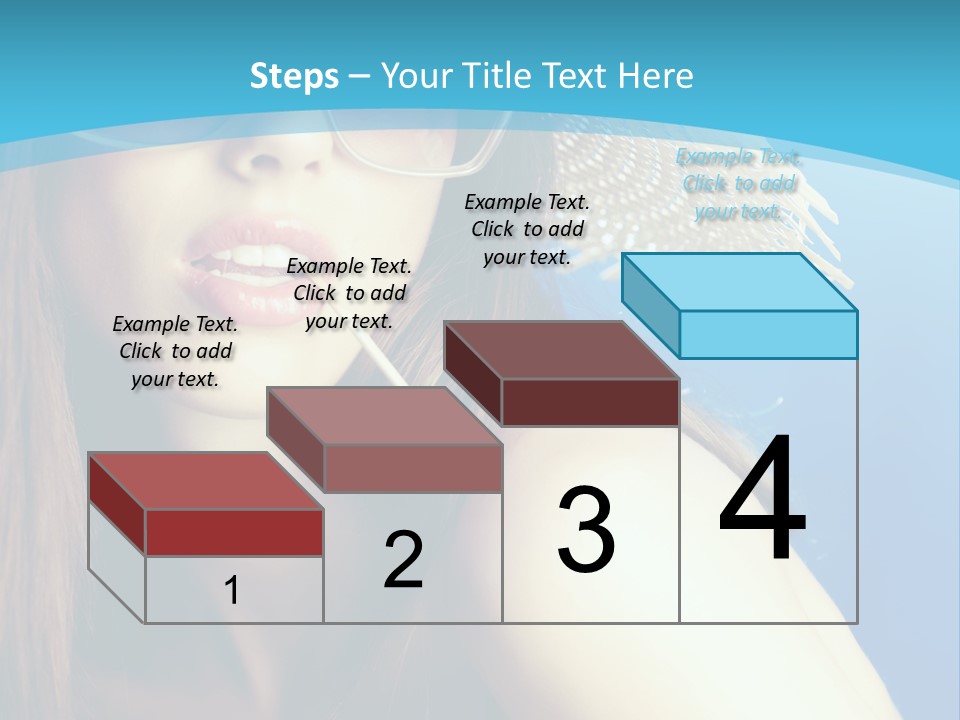 Hair Young Summer PowerPoint Template