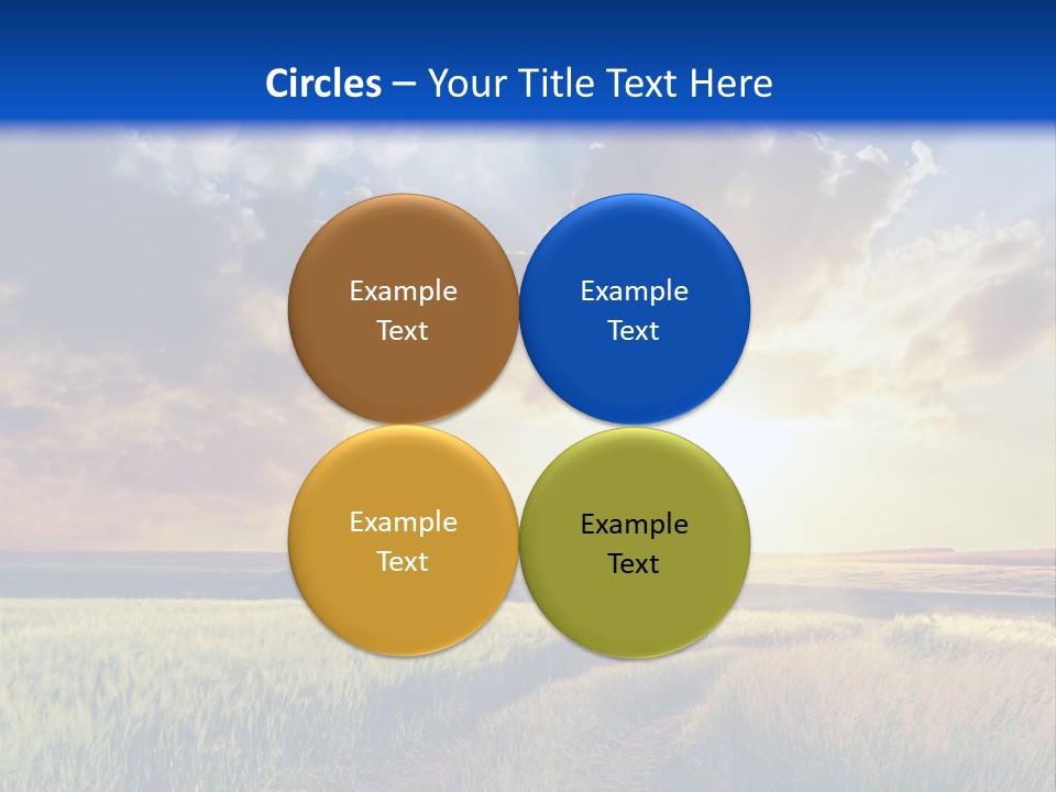 Glasses Shiny Straight PowerPoint Template