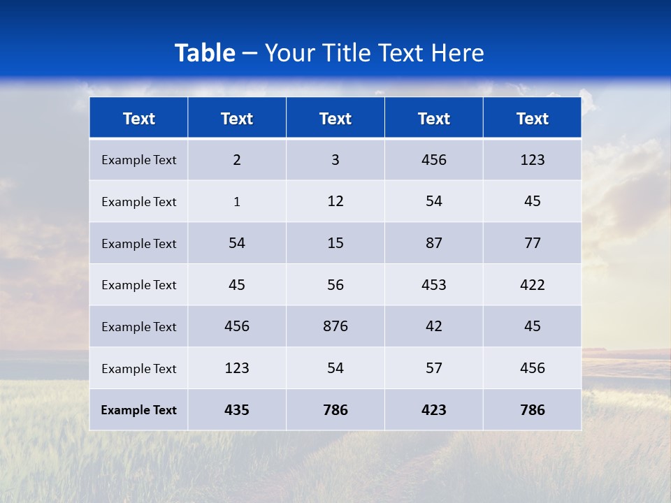 Glasses Shiny Straight PowerPoint Template