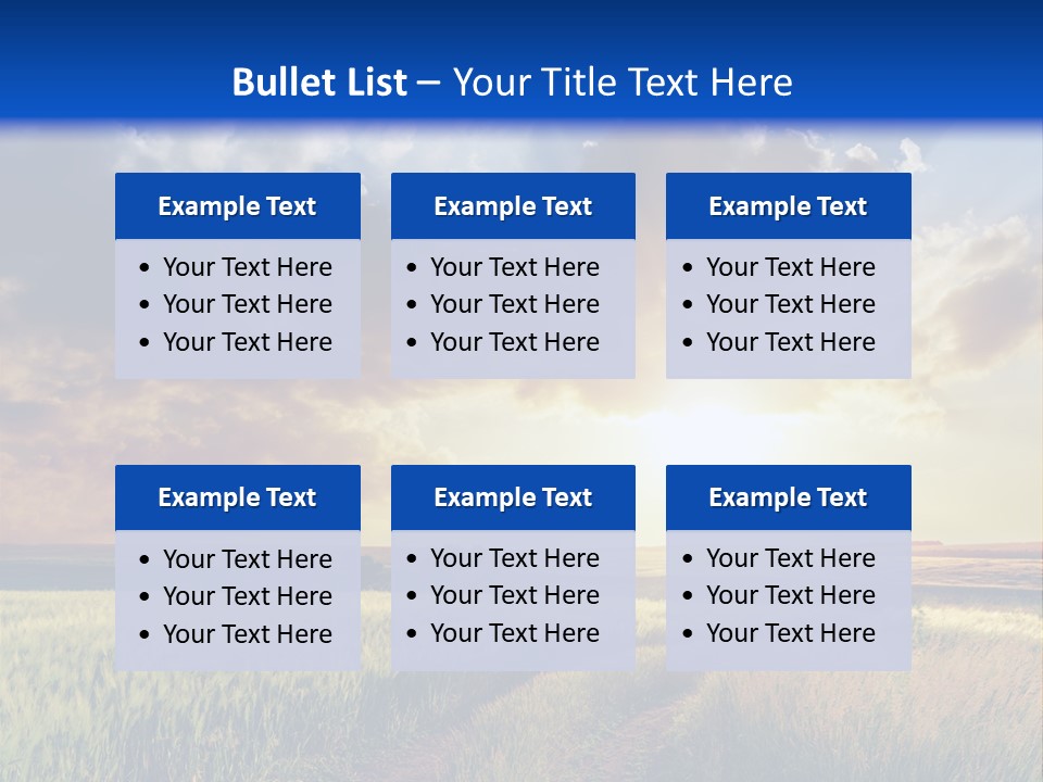 Glasses Shiny Straight PowerPoint Template