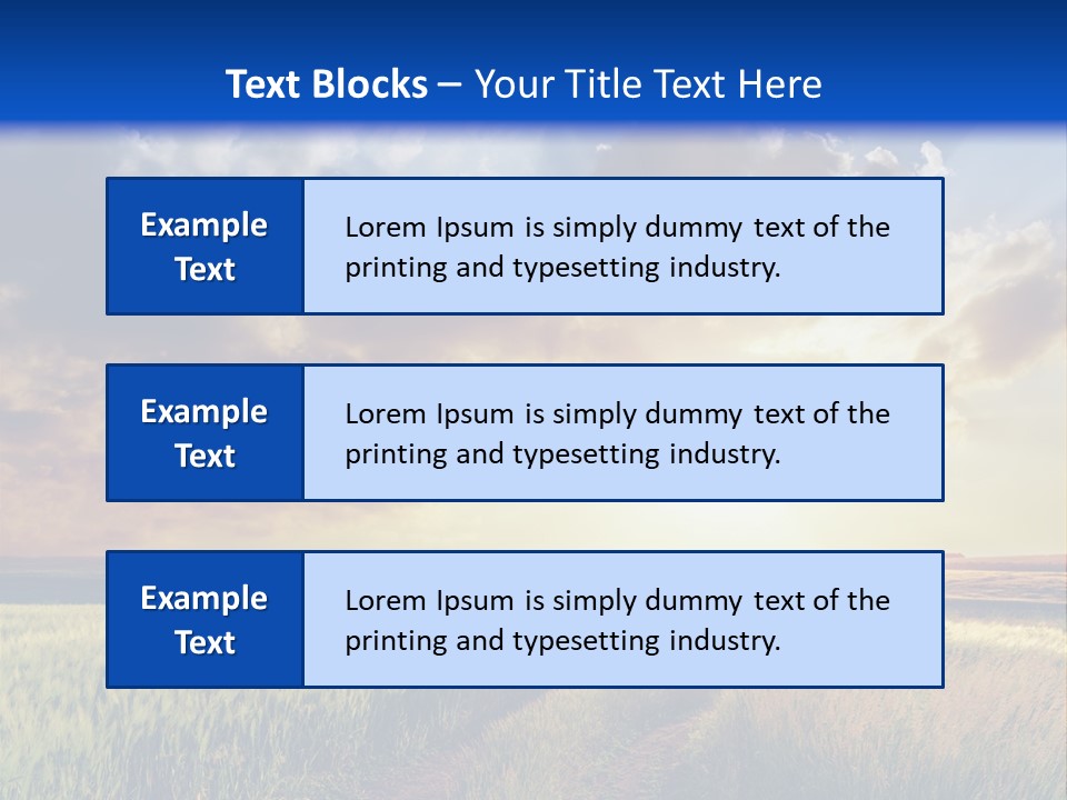 Glasses Shiny Straight PowerPoint Template