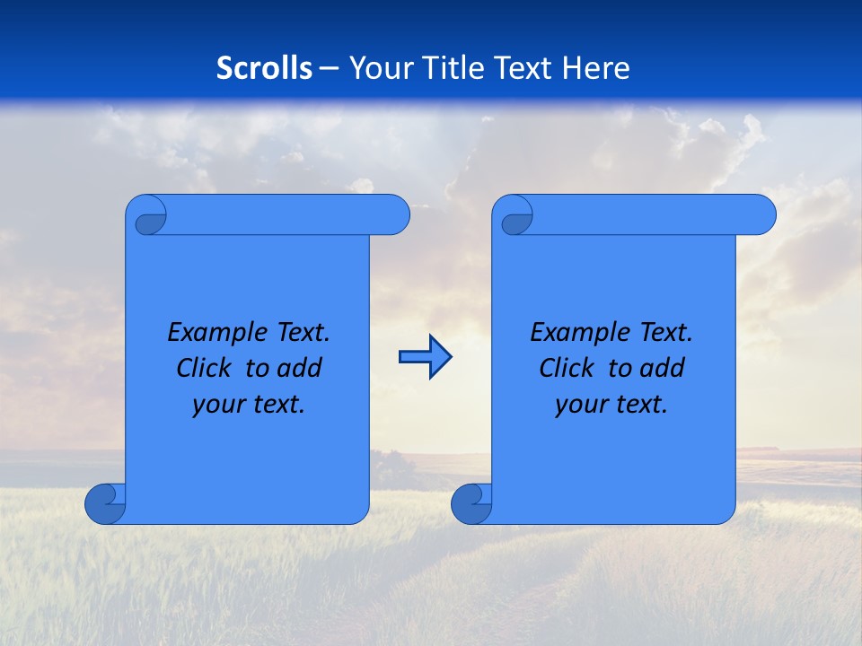 Glasses Shiny Straight PowerPoint Template