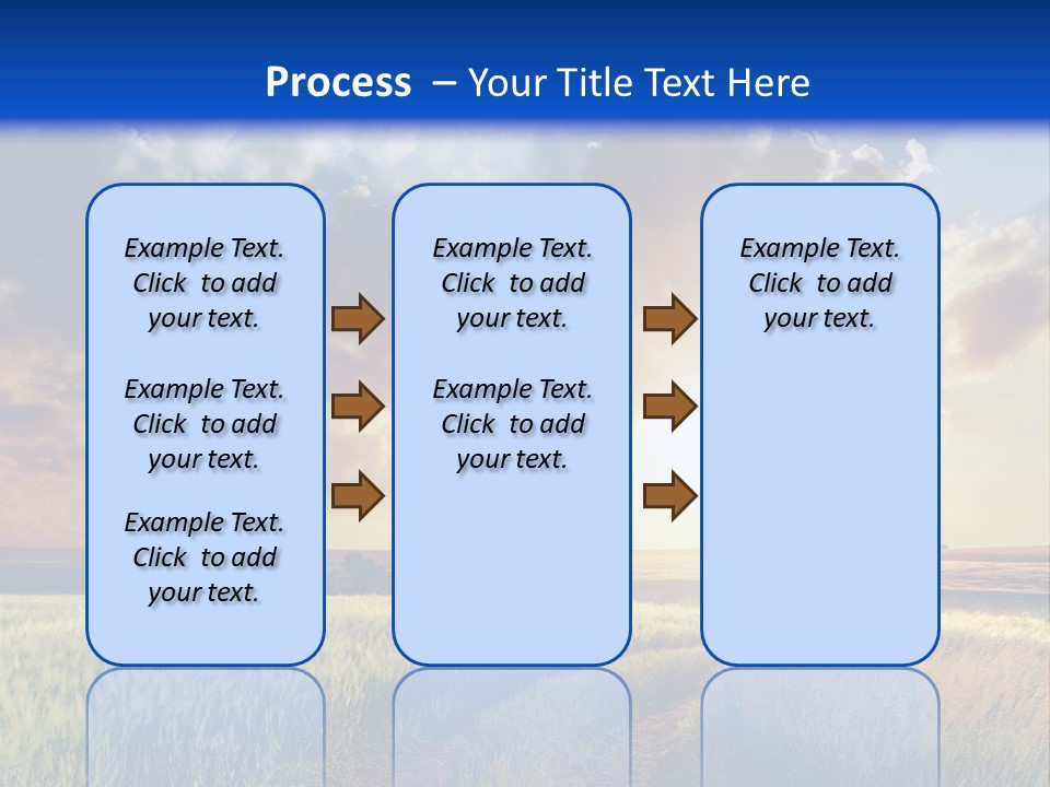 Glasses Shiny Straight PowerPoint Template