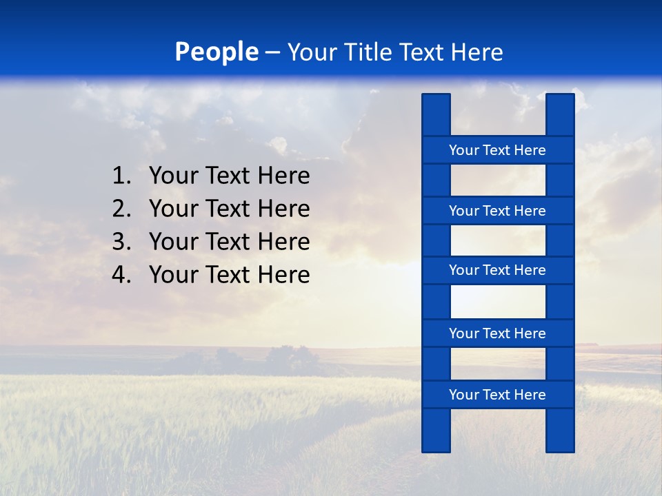 Glasses Shiny Straight PowerPoint Template
