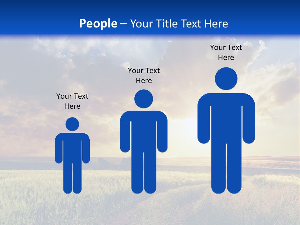 Glasses Shiny Straight PowerPoint Template